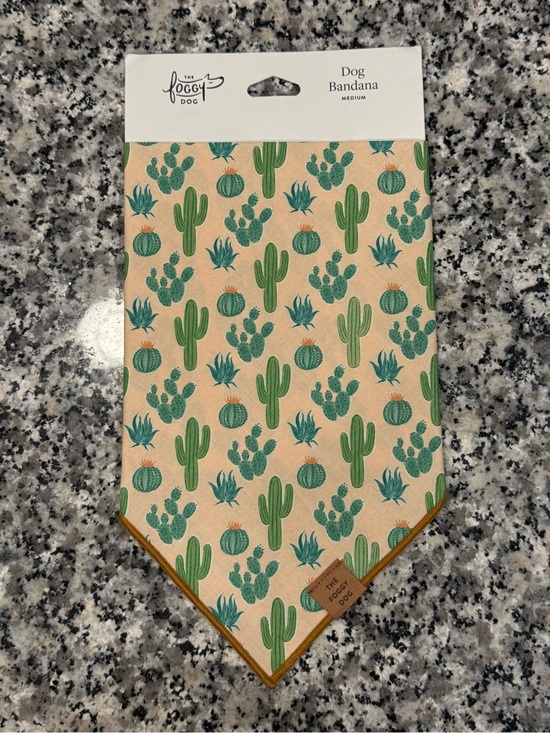 The Foggy Dog Other - The Foggy Dog Desert Cactus Bandana, Medium